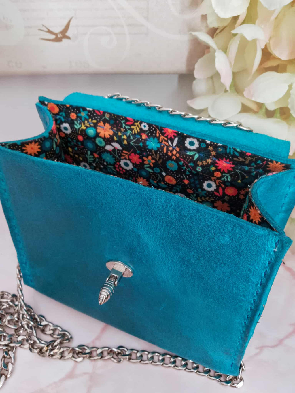 Brooke mini bag -blue (Imperfects)