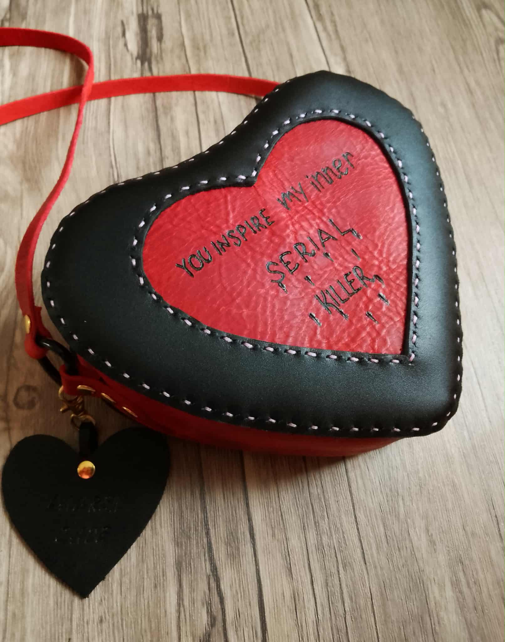 You inspire- Heart bag prototype