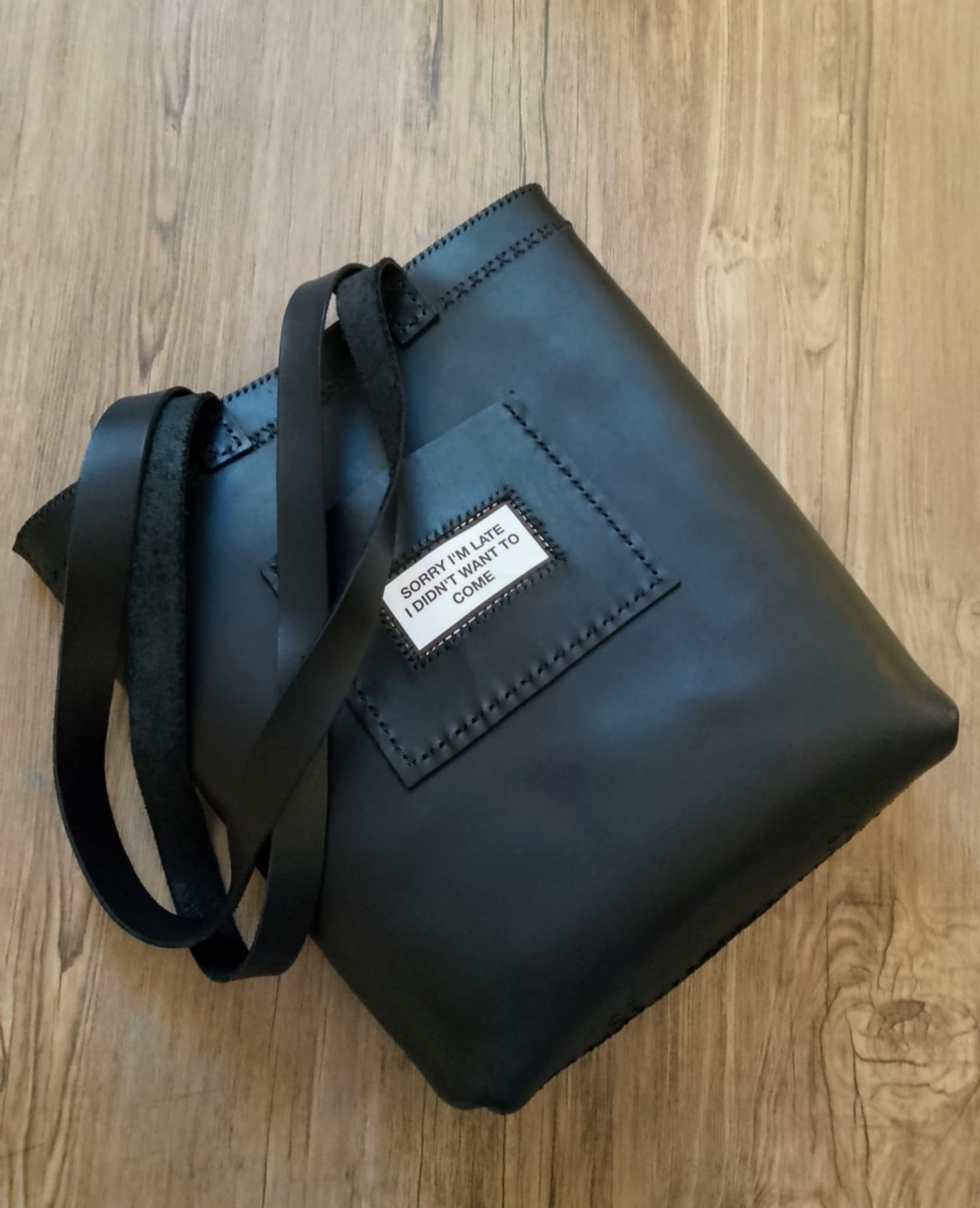 Sorry I'm late.. Convertible tote bag