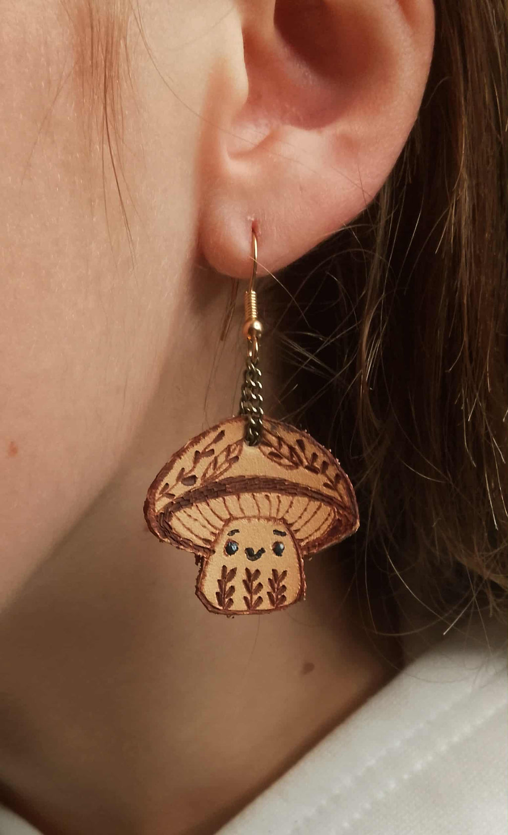 Forest friends mushroom earrings