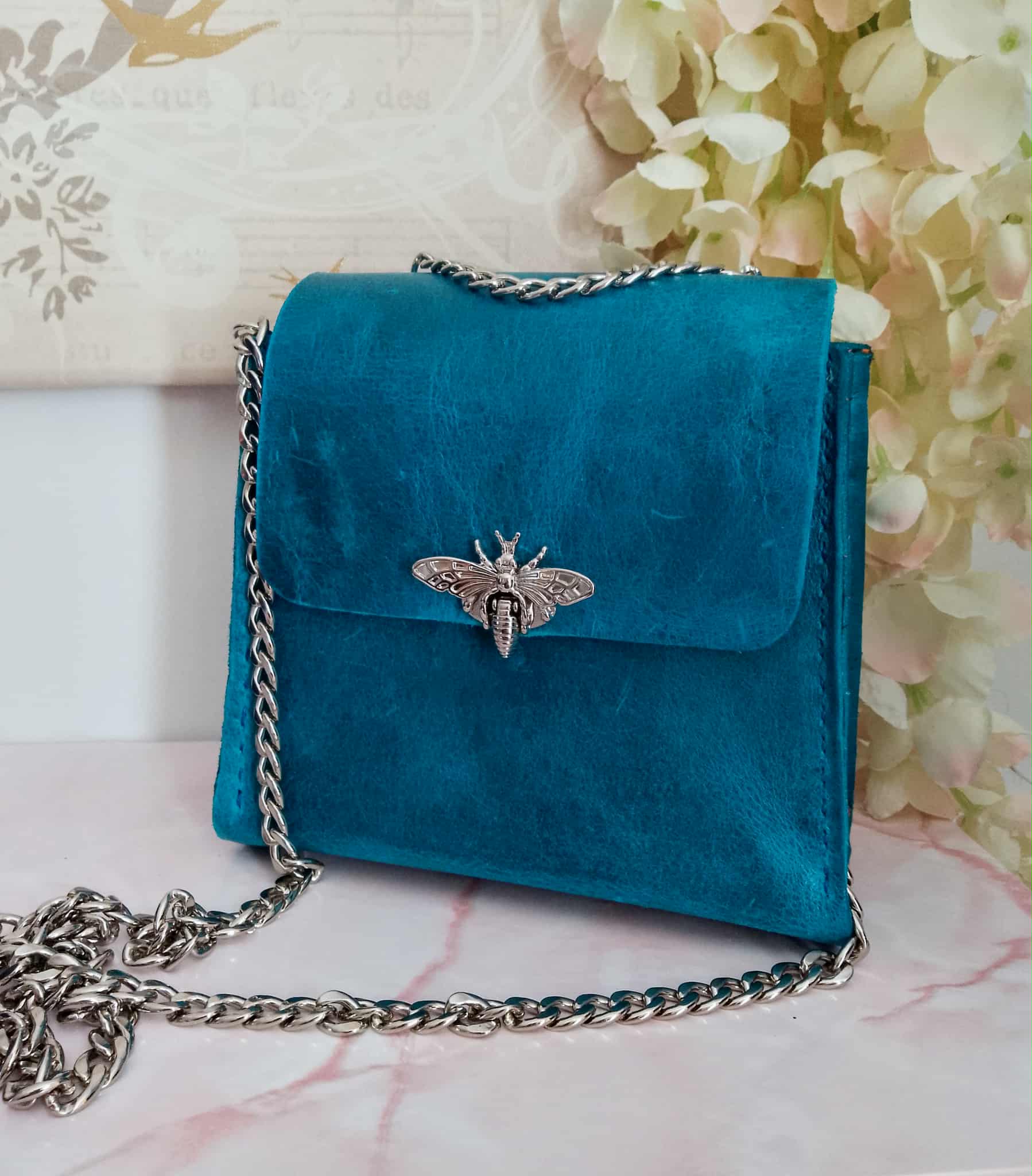 Brooke mini bag -blue (Imperfects)
